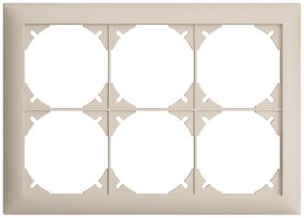 UP-Kopfzeile EDIZIOdue SNAPFIX® 2×3 horizontal 208×148mm crema