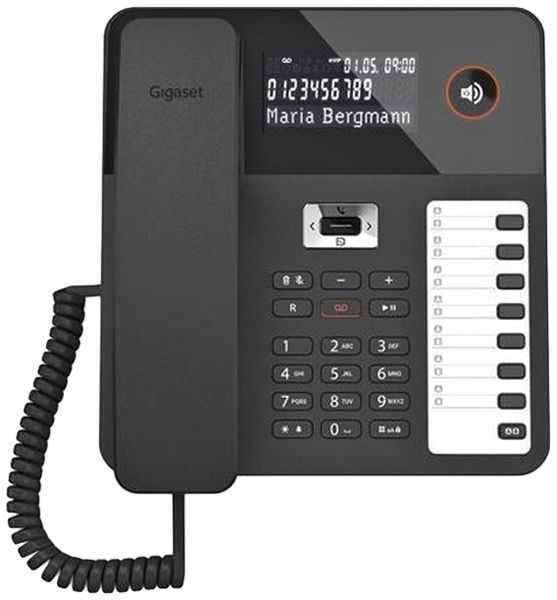 Schnurtelefon Gigaset DESK 800 A CLIP schwarz