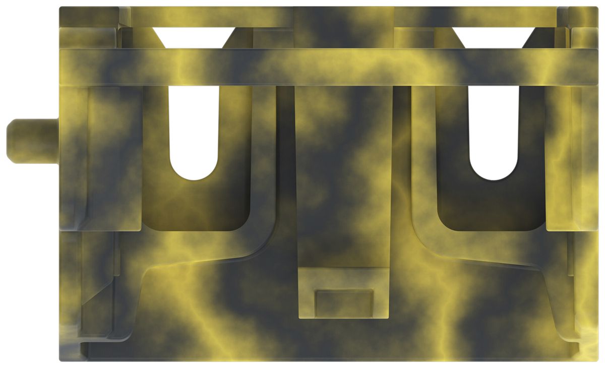 Adaptateur de fixation WAGO 221 sans décharge de traction 10L×4mm² vis gr/jn