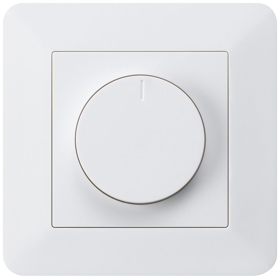 UP-Drehdimmer Universal Hager kallysto.trend 20…400W/VA weiss