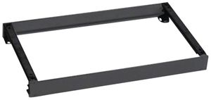 Sockel Hager FZ912WE 599×100×375mm komplett schwarz Stahl