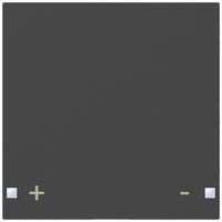 Touche SIDUS 1/2f pour senseur poussoir impression +/-, anthracite