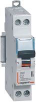 Leitungsschutzschalter Legrand DX3optimiert 1L+N C 2A 4.5/6kA 230VAC schraubbar