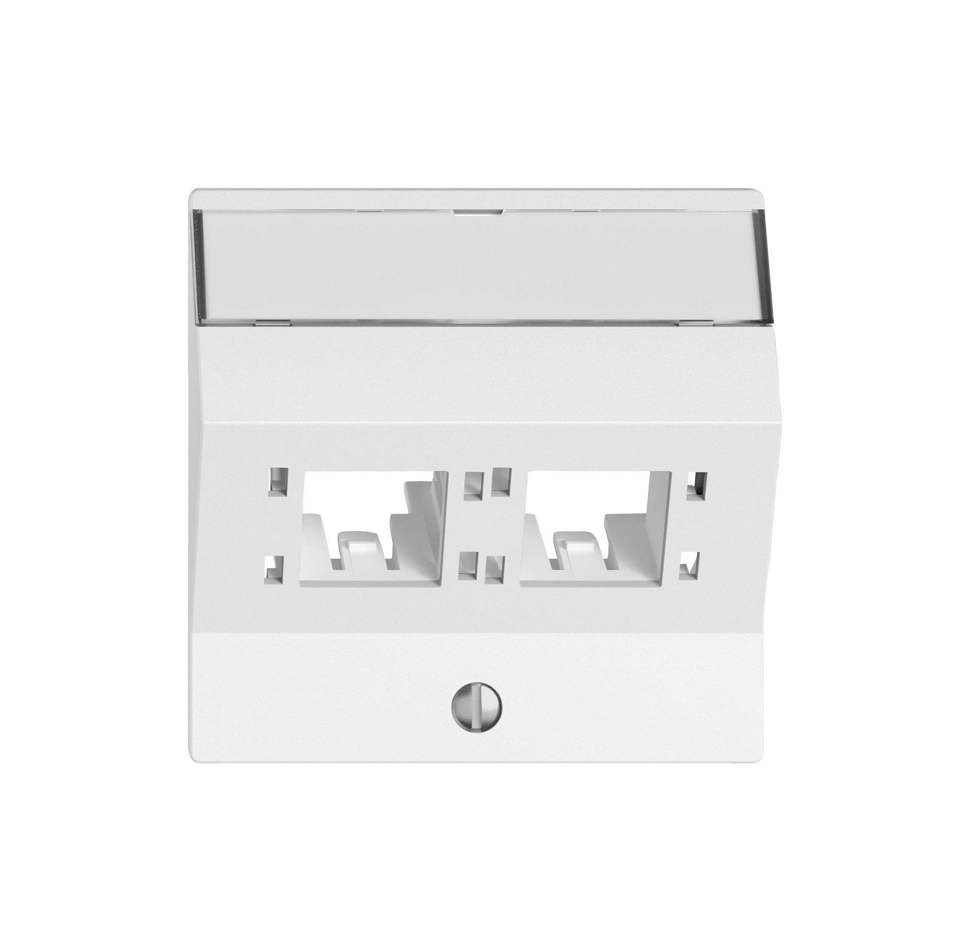 Montageset EDIZIO.liv SNAPFIX® für freenet Kat.6A Adapter 2× ws