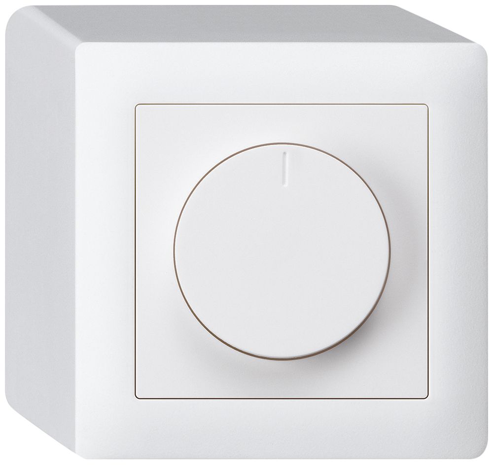 AP-Drehdimmer kallysto Phasenanschnitt 20…500VA weiss