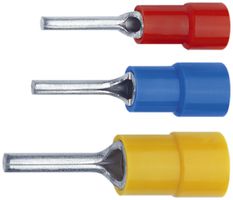 Cosse à sertir à pointe 1…2.5mm² bleu isolée Cu-Sn