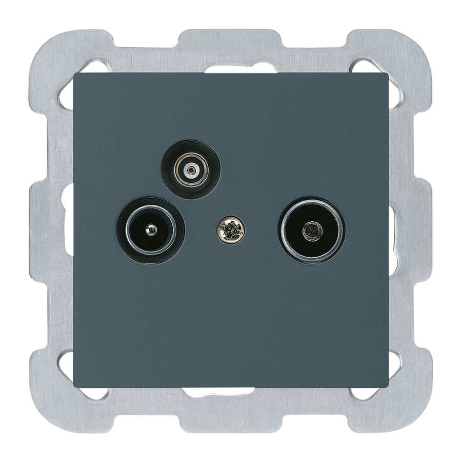 UP-Antennendose R/TV-Daten kallysto B 2GHz 10.5db anthrazit