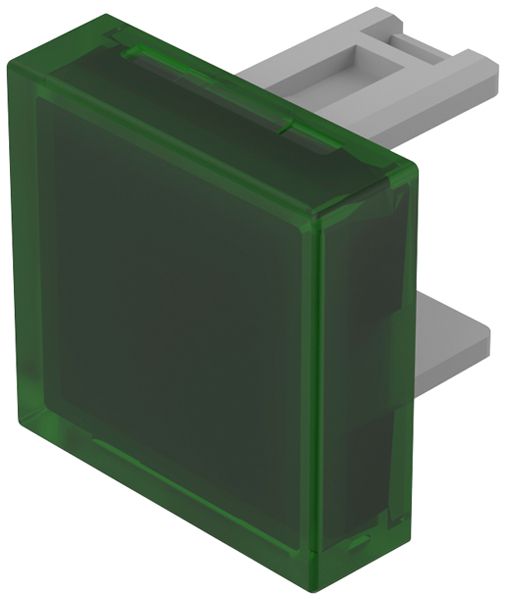 Cofano pressione EAO31 15×15mm transparente, verde