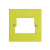 Frontplatte 2×TT,2×RJ45 lemon ITplus ITM EDIZIOdue