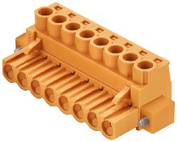 Buchsenstecker Weidmüller BLZP Flansch 5.08mm 4L verzinnt orange