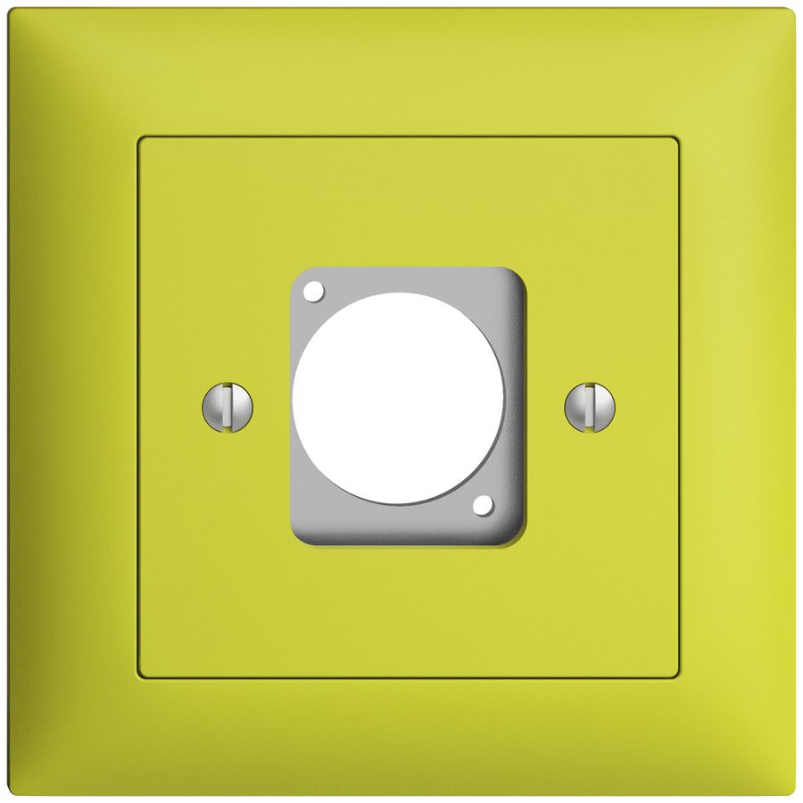 UP-Montageset für XLR-Dose EDIZIOdue lemon