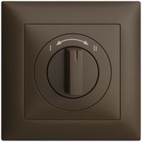 Frontset EDIZIOdue I<->II coffee 88×88mm für Schwenktaster