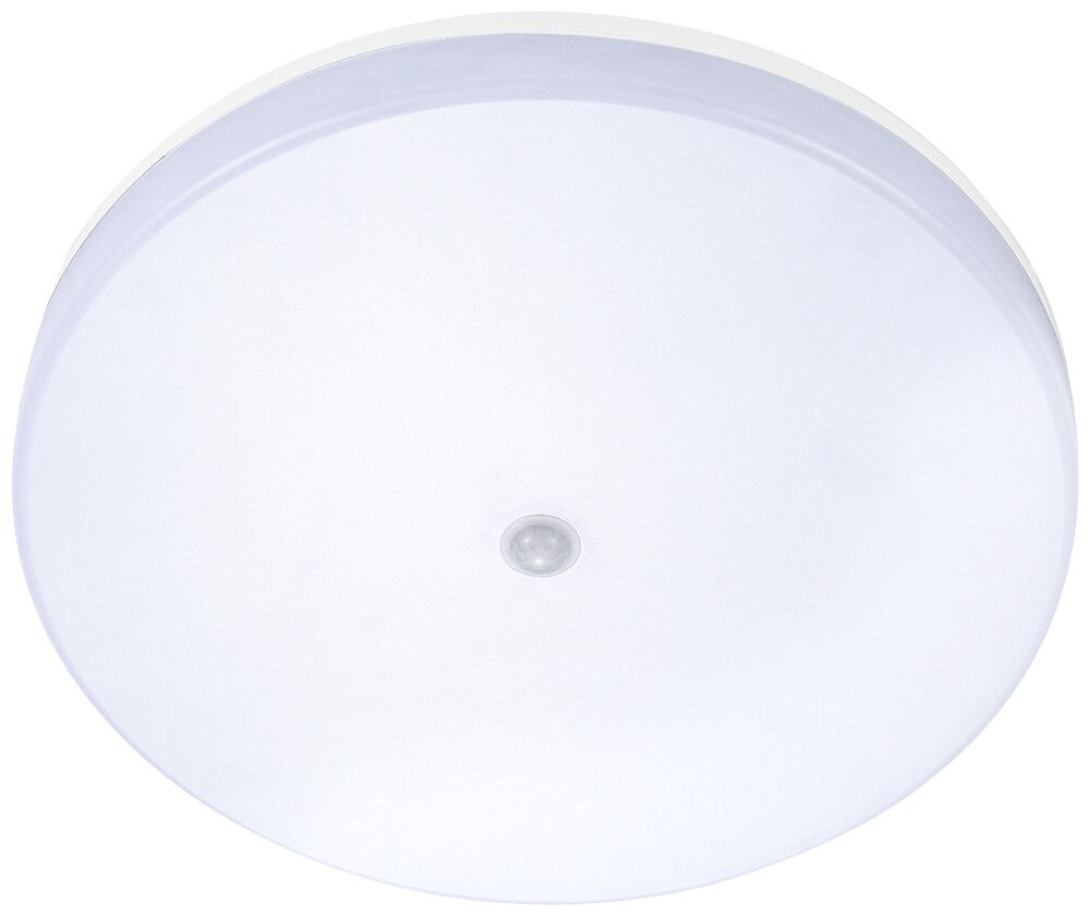 Plafonnier/applique LED MAX HAURI FLAT CCT 28 PIR 18W 3000/4000K IP54 bc