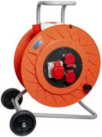 Kabelrolle DEM DB33776 1×16A 2×T25 5×2.5mm² 50m Stecker 16A