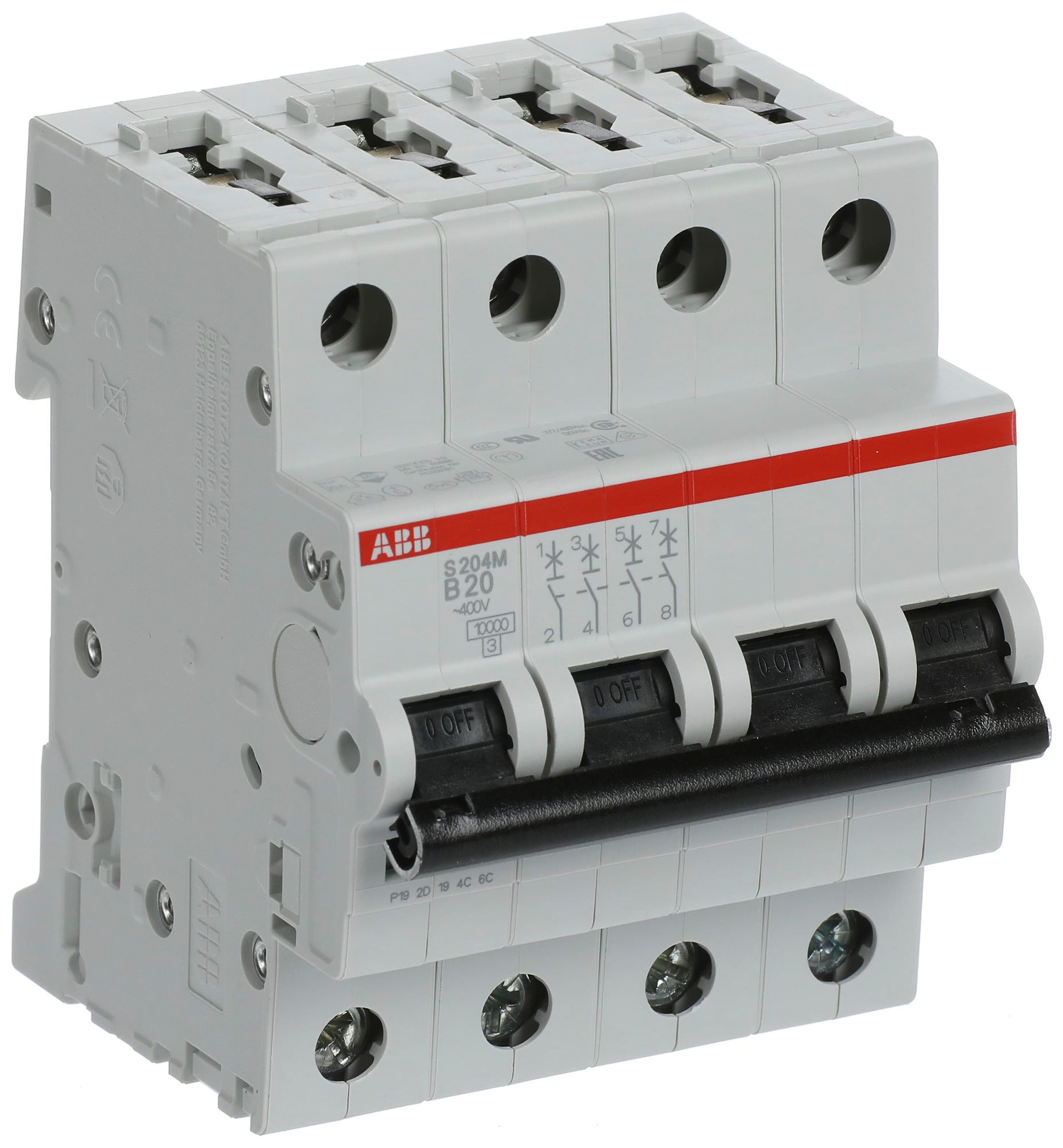 Leitungsschutzschalter ABB S204M-B20 20A B 10kA