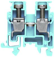 Durchgangs-Reihenklemme Weidmüller AKZ Schraubanschluss 2.5mm² TS15 blau