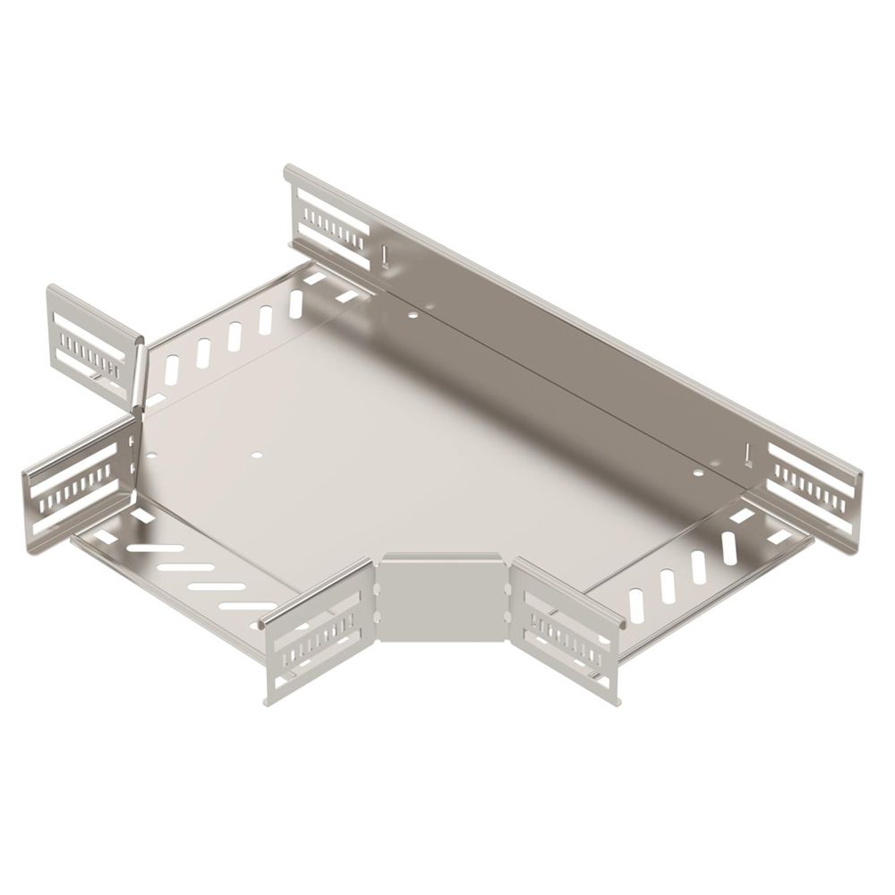 T-Stück BET RT 60×200mm Edelstahl A2 blank