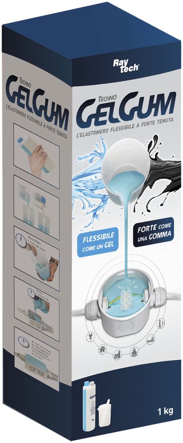 Isolierender Elastomer Raytech TechnoGelGum IP68 1kV 1kg