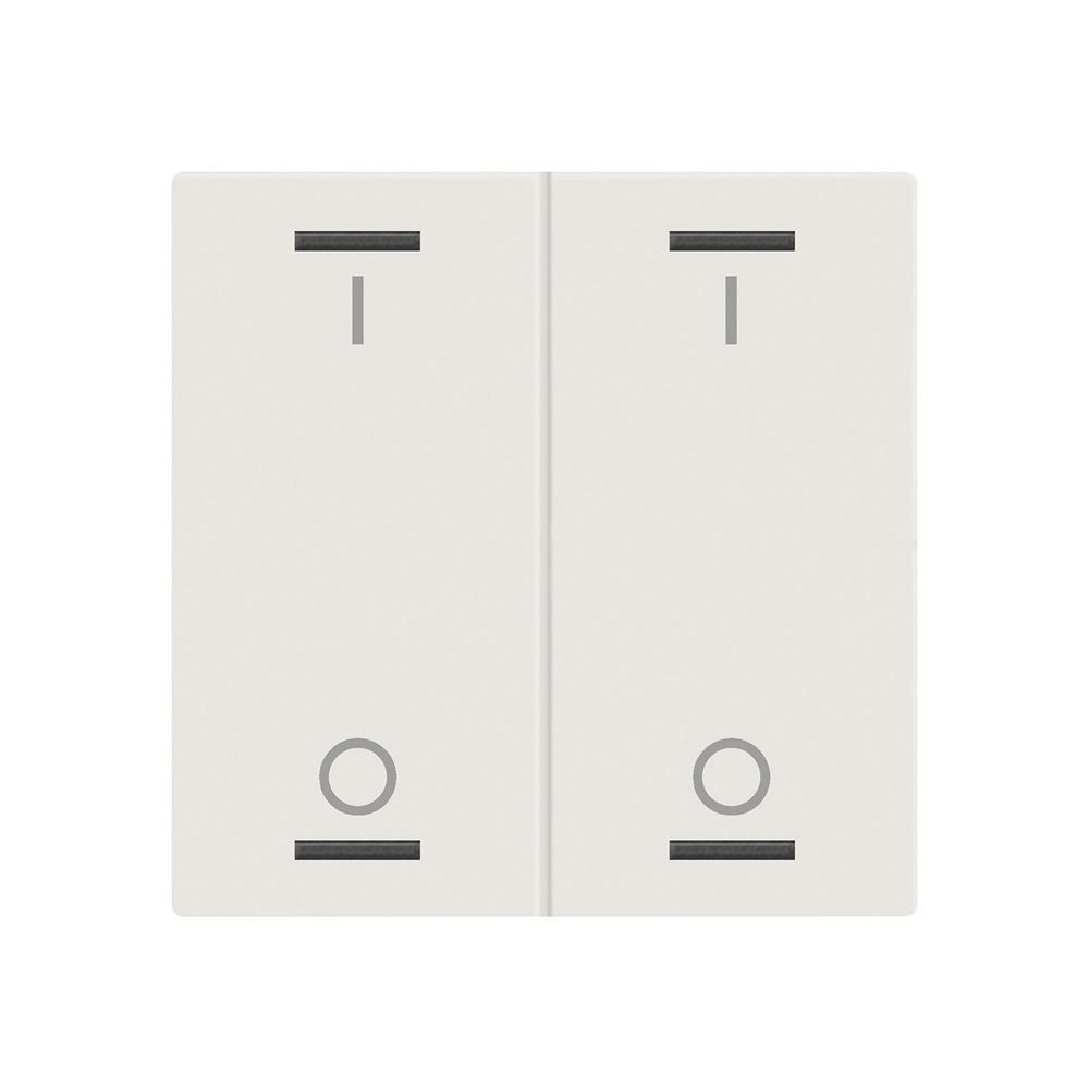Bascule MDT BE-TAL60W211.B1 1t/4a p.touches tactiles blanc mat "I/O"