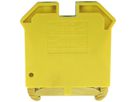 Morsetto di terra componibile Woertz Ex 6…16mm² vite 2×1 DIN 35mm verde/giallo