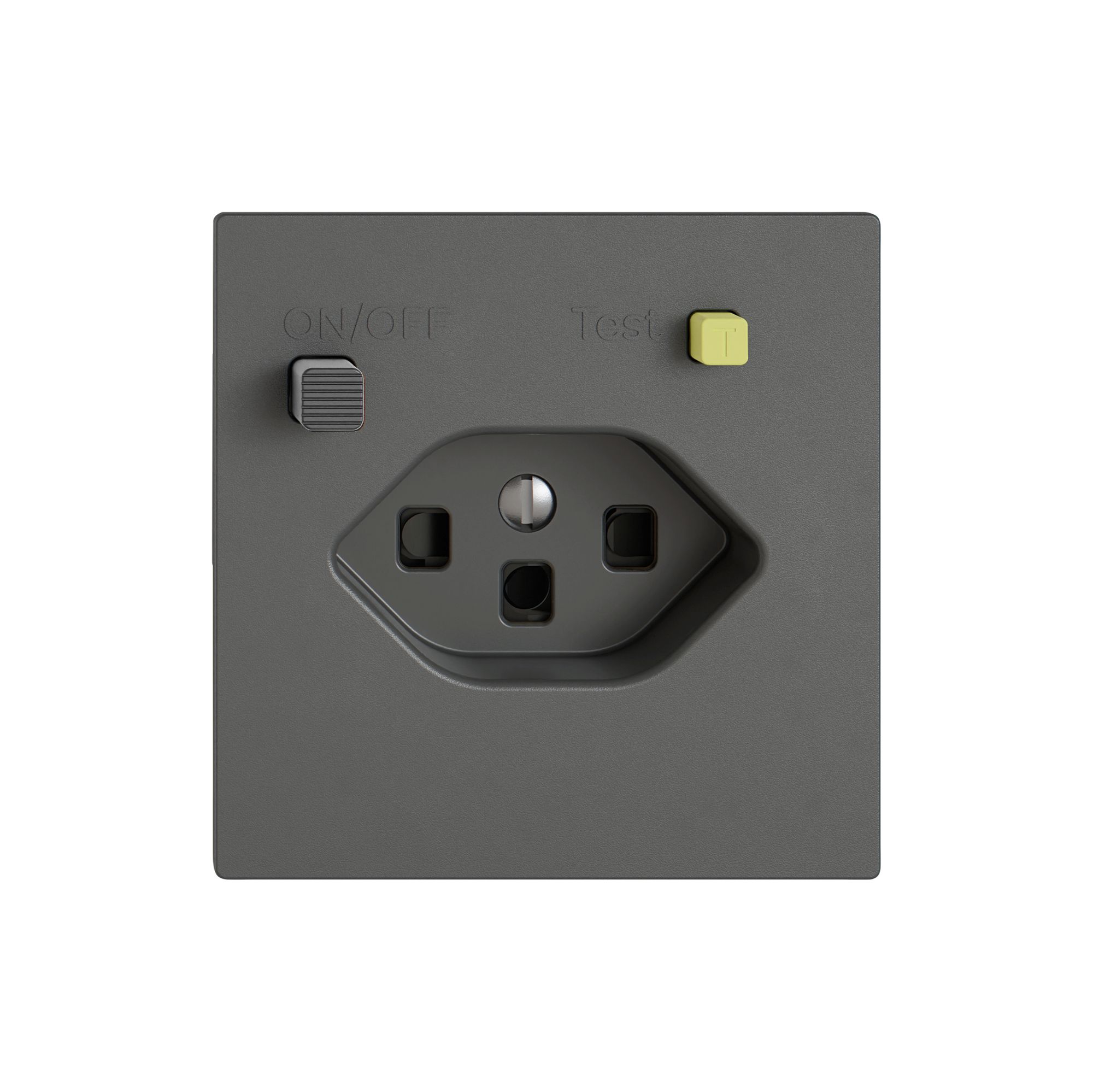 Steckdose FI EDIZIO.liv  1×T23 mit Shutter dgu