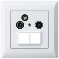 UP-Antennendose R/TV-Daten kallysto.line HMS 2GHz 19db weiss