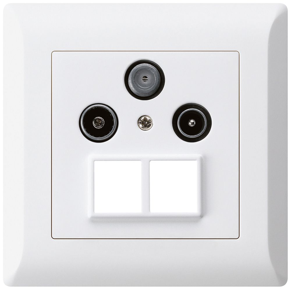 UP-Antennendose R/TV/SAT HMS kallysto.line weiss