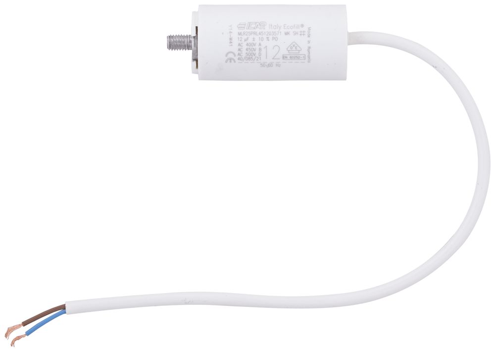 Kondensator ICAR MLR25PRL451203571 12.5µF 450V für Motor Ø35×71mm