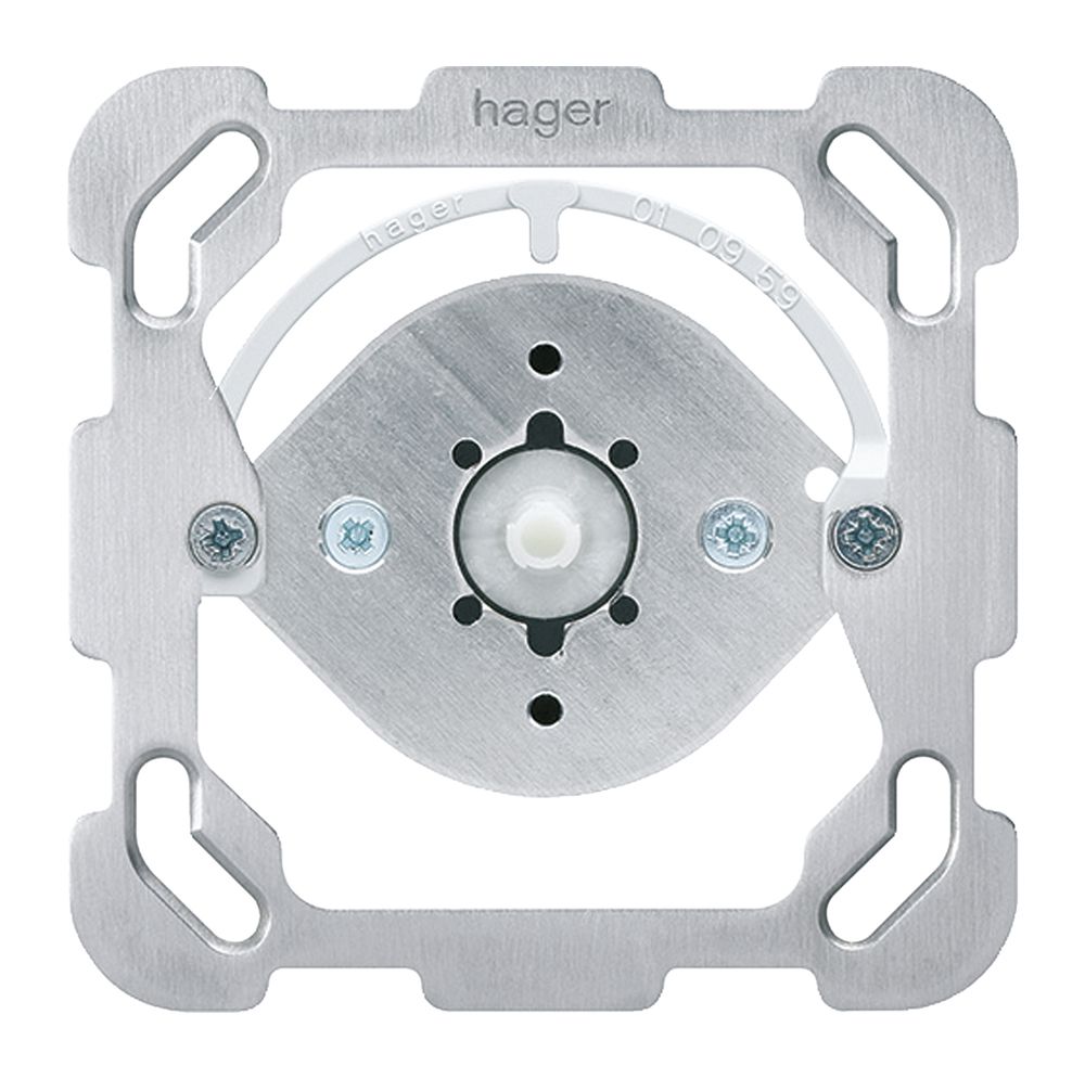 Einsatz Drehschalter Hager S0/1L mit Befestigungsplatte