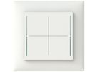 UP-Bedienelement ABB SIDUS touch B free@home mit BCU 1…4-fach weiss