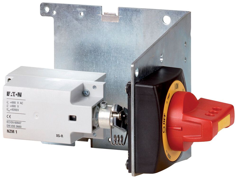 Kit per inter.principale Eaton NZM1-XSRM-L parete laterale arresto d'emerg.rosso