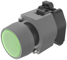 EB-Leuchtdruckschalter EAO04 Ø29mm grün Ring grau, IP65