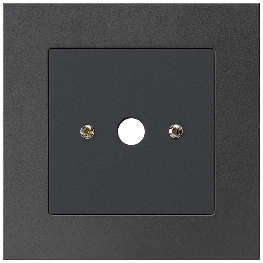 UP-Durchgangsdose kallysto.pro schwarz Ø9mm ohne Klemmeneinsatz