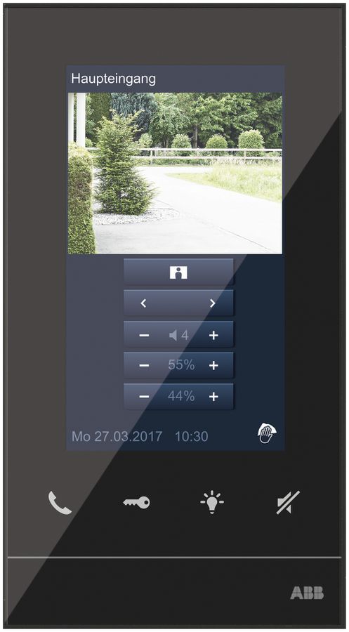 Stazione interna AP ABB-Welcome video 126mm (5"), nero