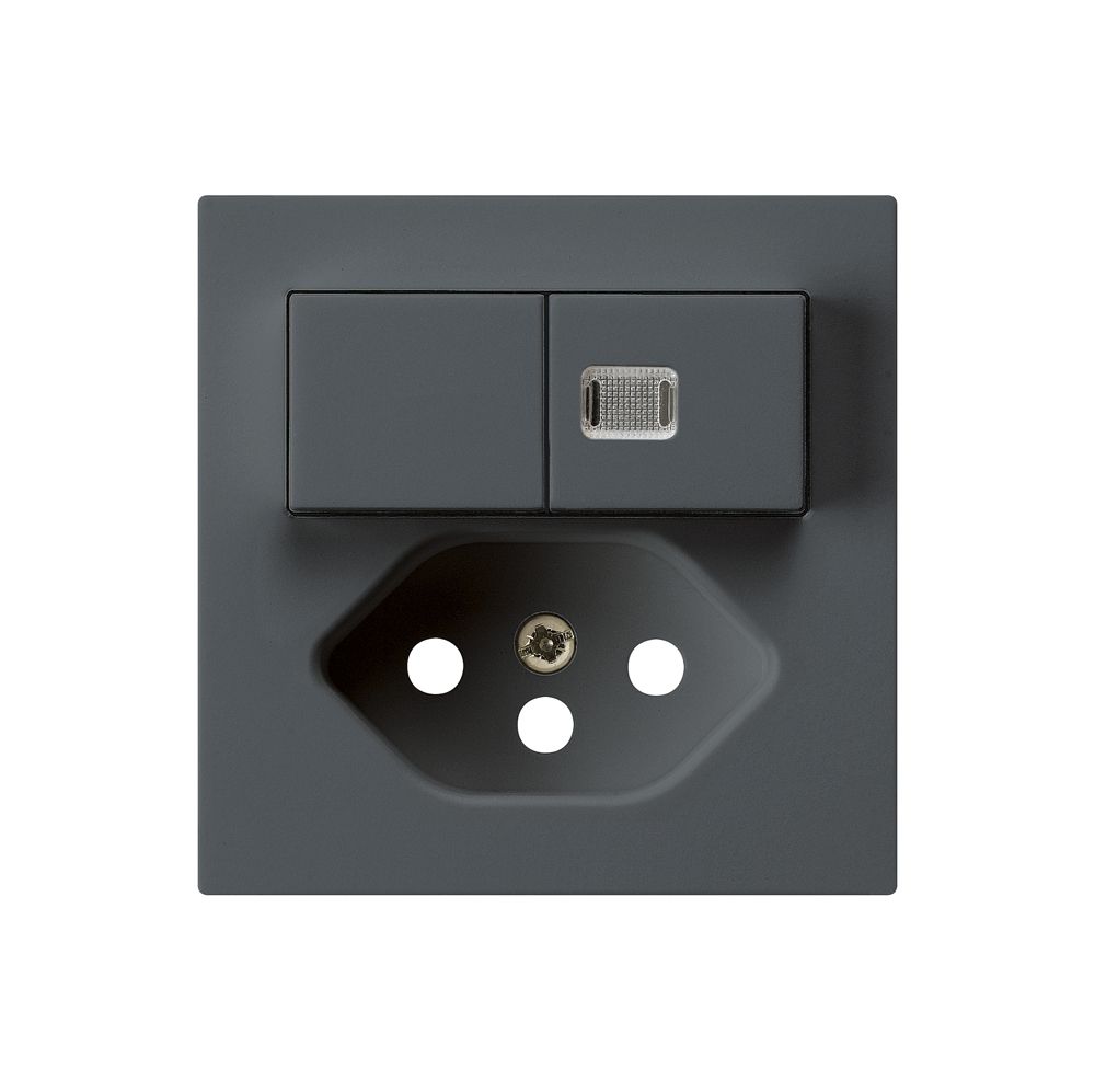 Frontset kallysto 60×60 anthrazit mit 1 Linse für Kleinkombi S1/T13