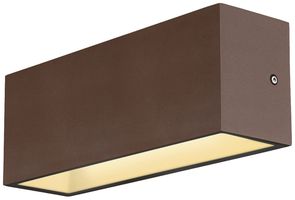 LED-Wandleuchte SLV SITRA L UP/DOWN 24W 2700lm 3000/4000K 105° IP65 rost