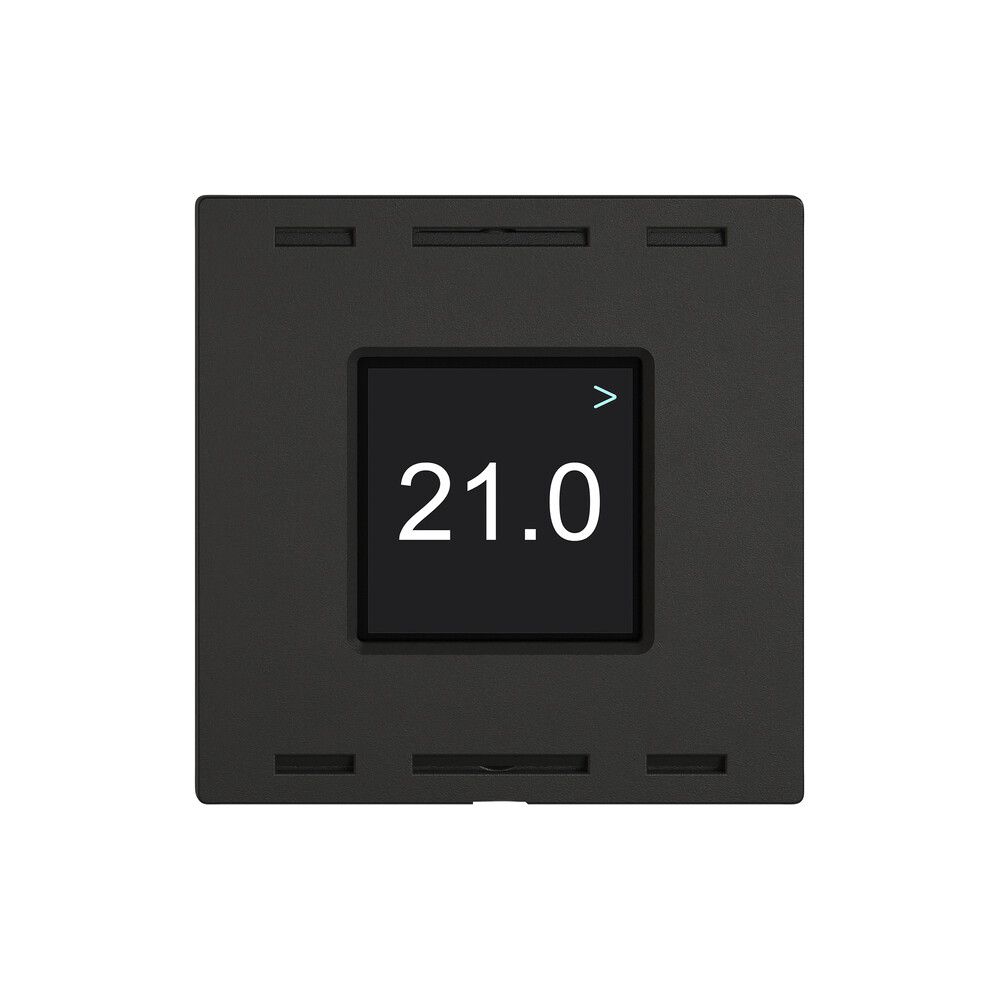 Raumtemperatursensor EDIZIO.liv Wiser SNAPFIX® 230V 5…30°C schwarz