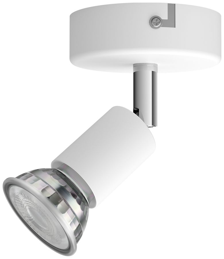 Spot Philips Limbali GU10 1×50W Ø80×130mm weiss