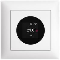 UP-Raumthermostat EDIZIOdue 230VAC 4…30°C 88×88mm weiss