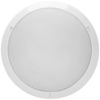LED-Decken-/Wandleuchte INFINI 1000lm 14W ON/OFF Ø322mm vandalensicher weiss