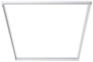 Telaio da incasso ESYLUX JUNA 632×632×31mm alluminio bianco