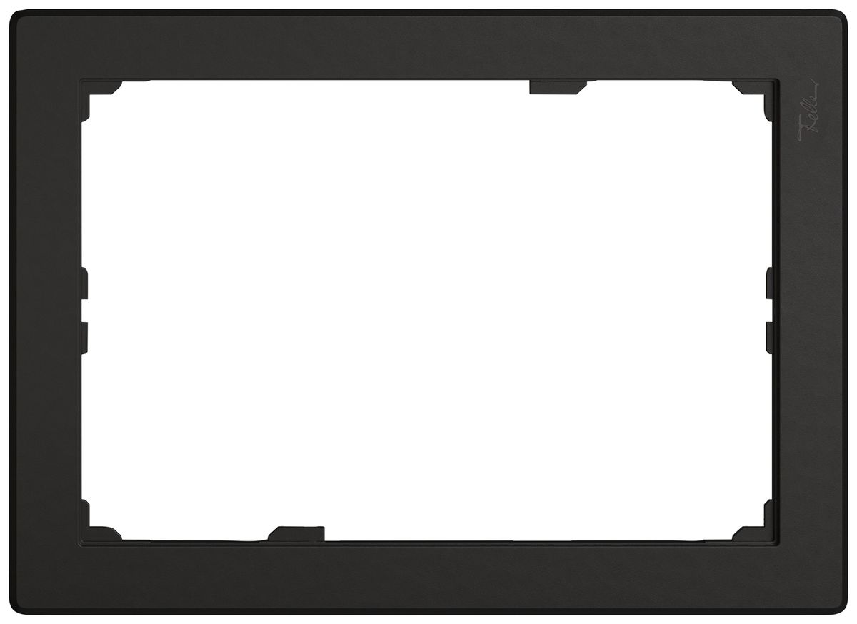 Plaque frontale EDIZIO.liv SNAPFIX® pour KNX-Panel 7" 120×180 mm no