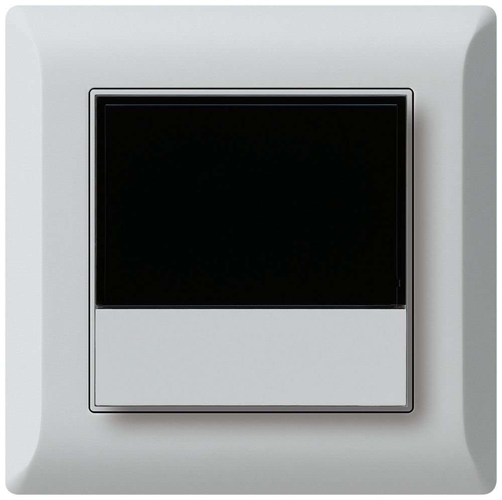 UP-Raumtemperaturregler kallysto.line KNX s/e-link mit Tasten hellgrau