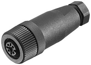 Prise mobile WM SAIB droite à visser M12 0.75mm² 4…6mm 4L