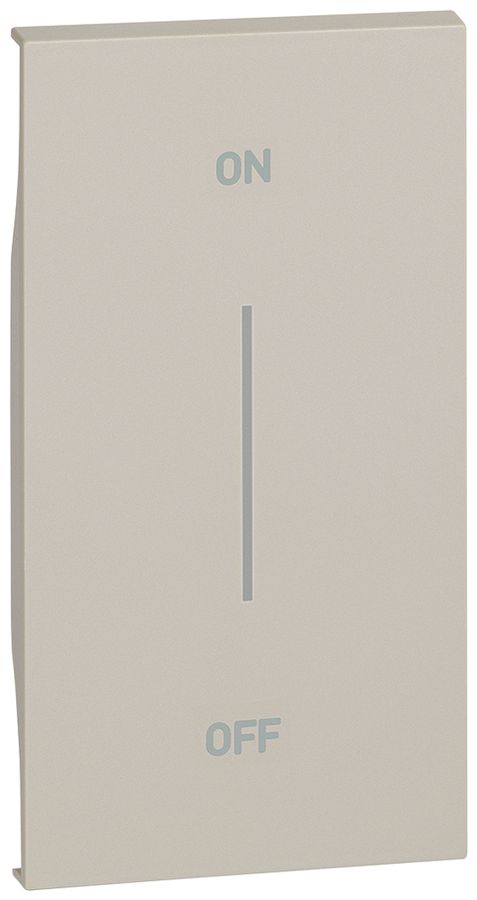 Cache de touche Living Now p.touches MyHOME 2 modules a.impression ON-OFF sand