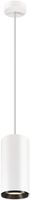 Luminaire suspendu LED SLV NUMINOS PD PHASE XL 36W 3530lm 3000K 24° blanc/noir