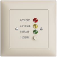 UP-Türstation für Rufleuchte I, EDIZIOdue crema