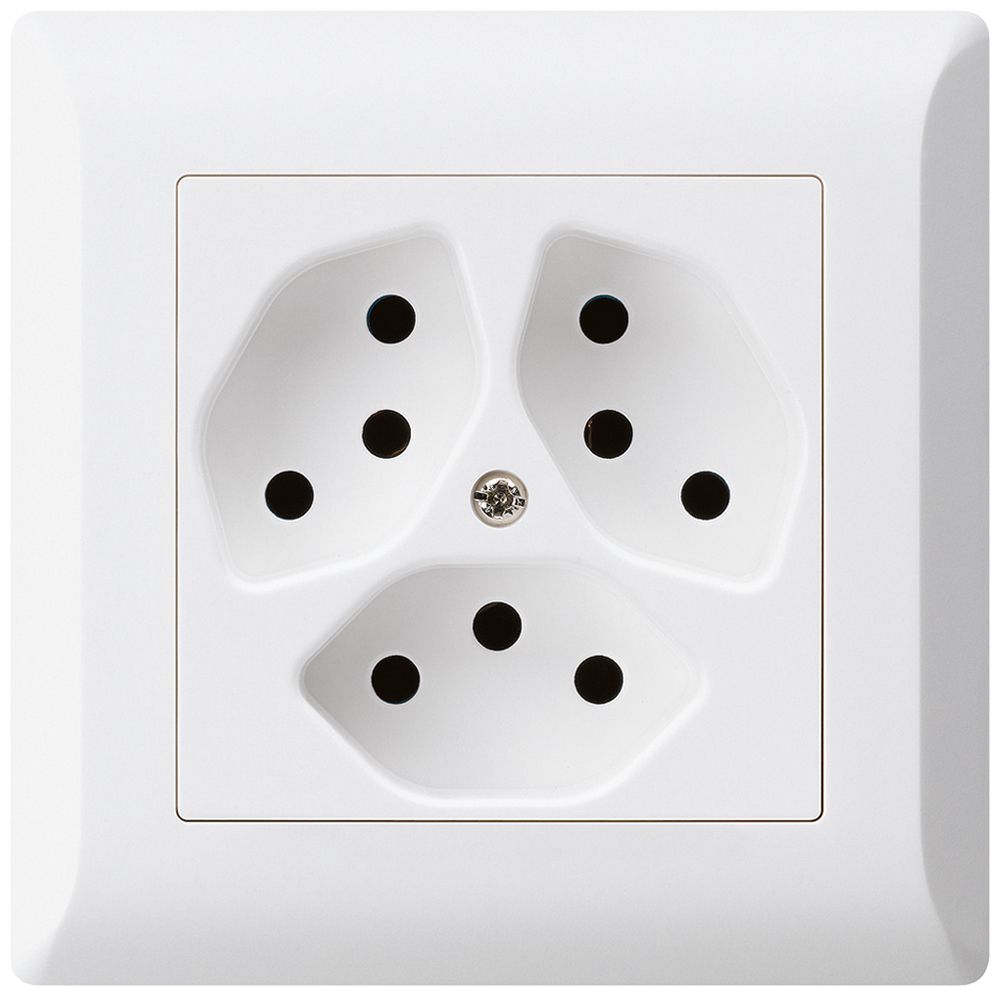 Prise ENC kallysto.line 3×T13 blanc