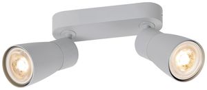 Spot SLV PURI 2.0 Dome CW GU10 2×6W DIM 150×42×138mm grau