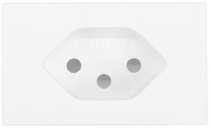 FLF Frontabdeckung Steffen, für 1×T13, weiss